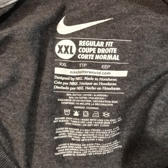 Nike Denver Broncos Regular Fit Gray Long Sleeve Screen Print T-shirt size XXL - Picture 8 of 8